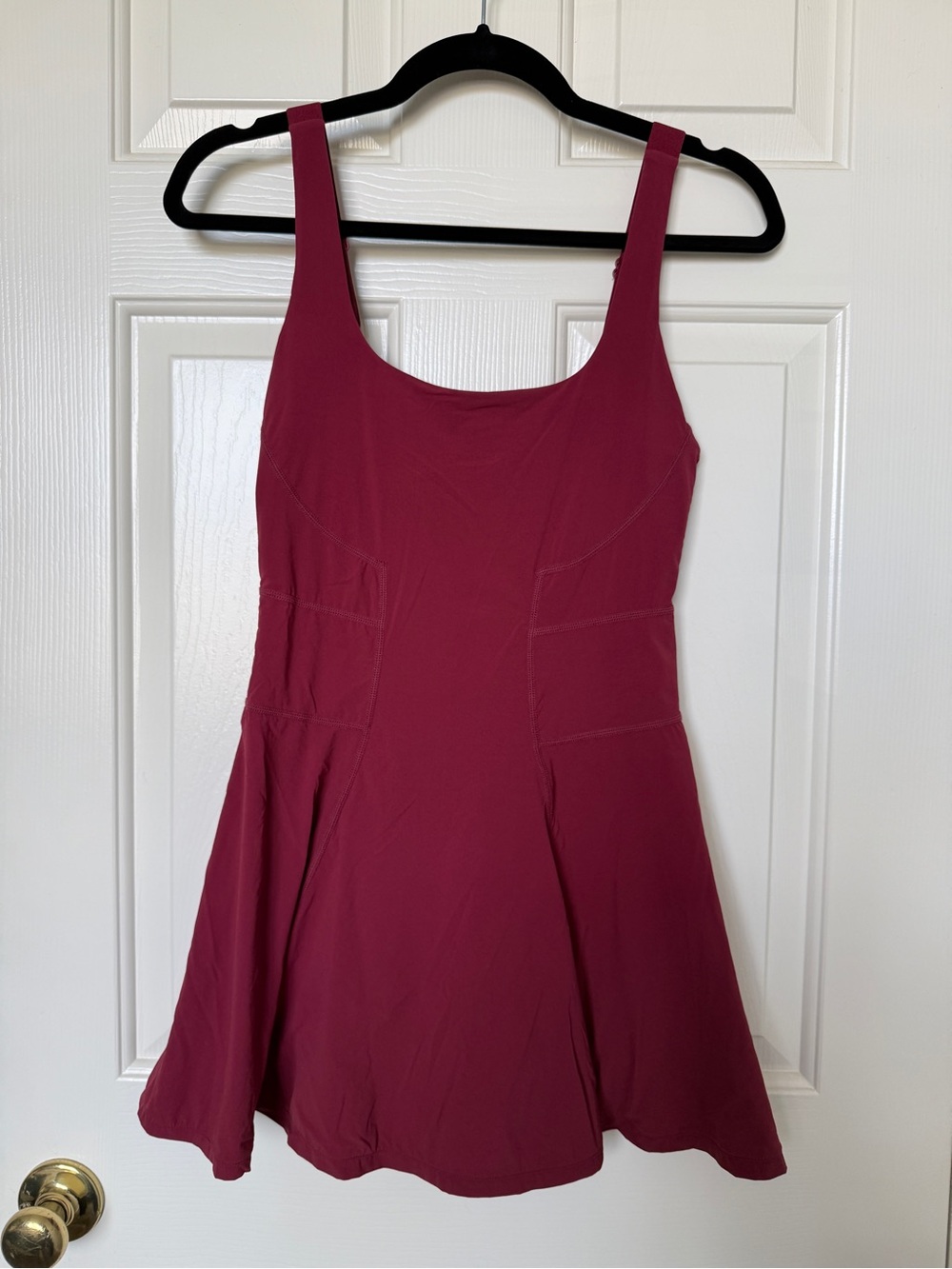 Popflex Tie Breaker Superdress in Crimson. XS